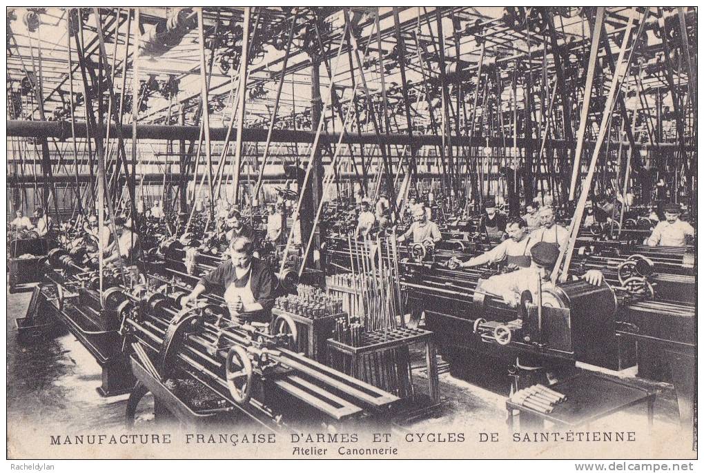 CARTE POSTALE DE LA MANUFACTURE FRANCAISE D´ARMES ET CYCLES DE SAINT ETIENNE - Saint Etienne