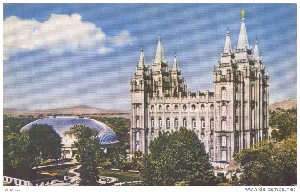 USA – United States – Temple Square, Salt Lake City, Utah Unused Postcard [P4309] - Salt Lake City