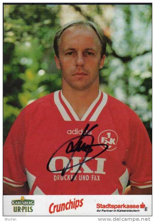 Autogrammkarte Miroslav Kadlec Fussball ** 5€ 1.FCK Kaiserslautern Postkarte Mit Porträt Ungenutzt Mit Autogramm - Fussball