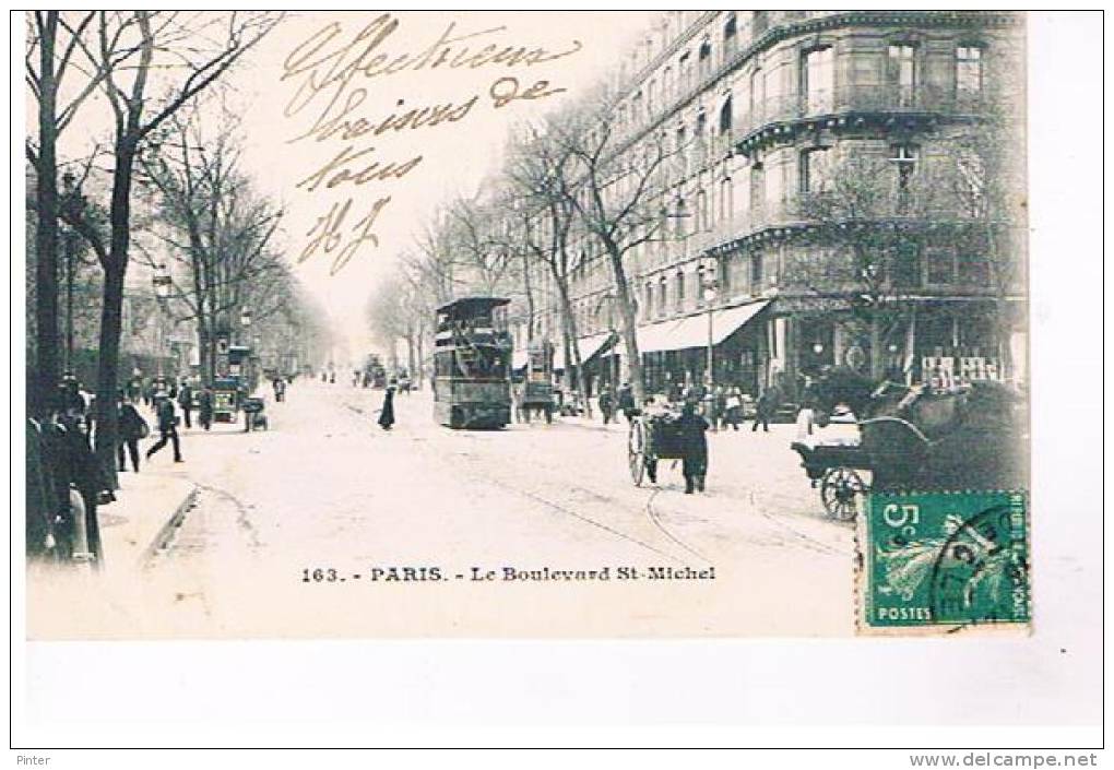 PARIS Ve - Le Boulevard St Michel - Arrondissement: 05