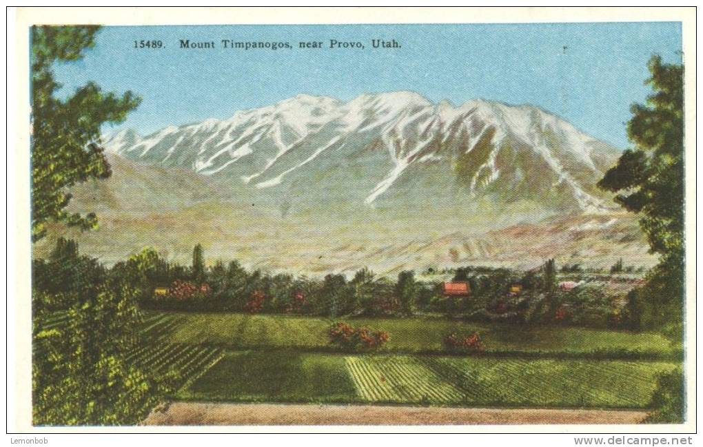 USA – United States – Mount Timpanogos, Near Provo, Utah Unused Postcard [P4319] - Provo