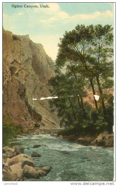 USA – United States – Ogden Canyon, Utah, 1916 Used Postcard [P4338] - Ogden