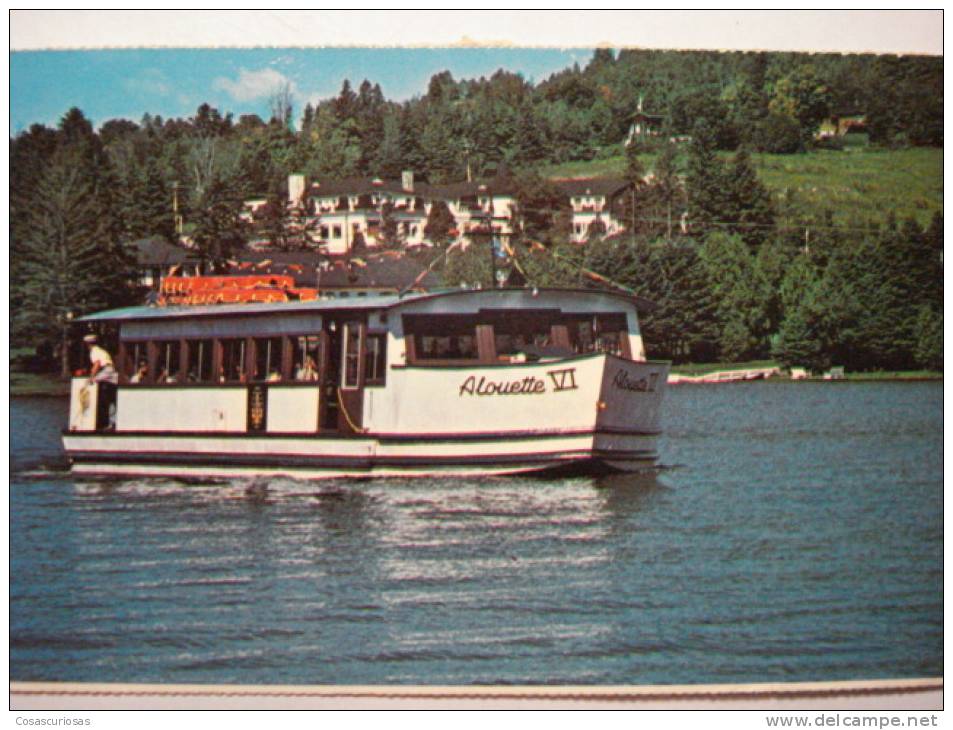 412 CANADA STE AGATHE DES MONTS QUEBEC  SCHIFF BARCO  SHIP BOAT BATEAU   YEARS 1960 - Voiliers