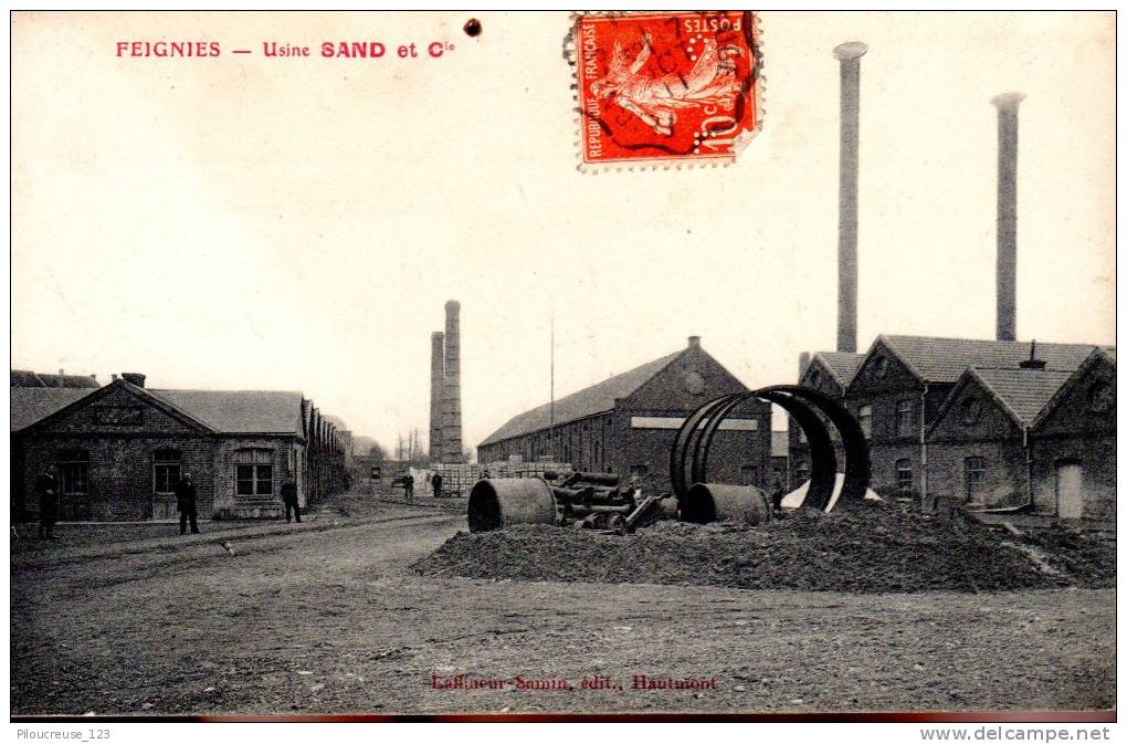 59 - FEIGNIES - "" Usine SAND Et Cie "" - Feignies