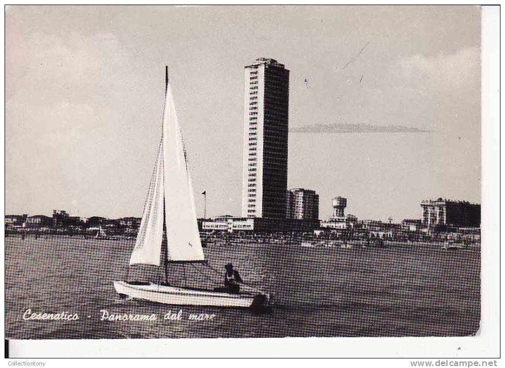 Cesenatico - Panorama Dal Mare - Formato Grande - Viaggiata 1966 - Cesena