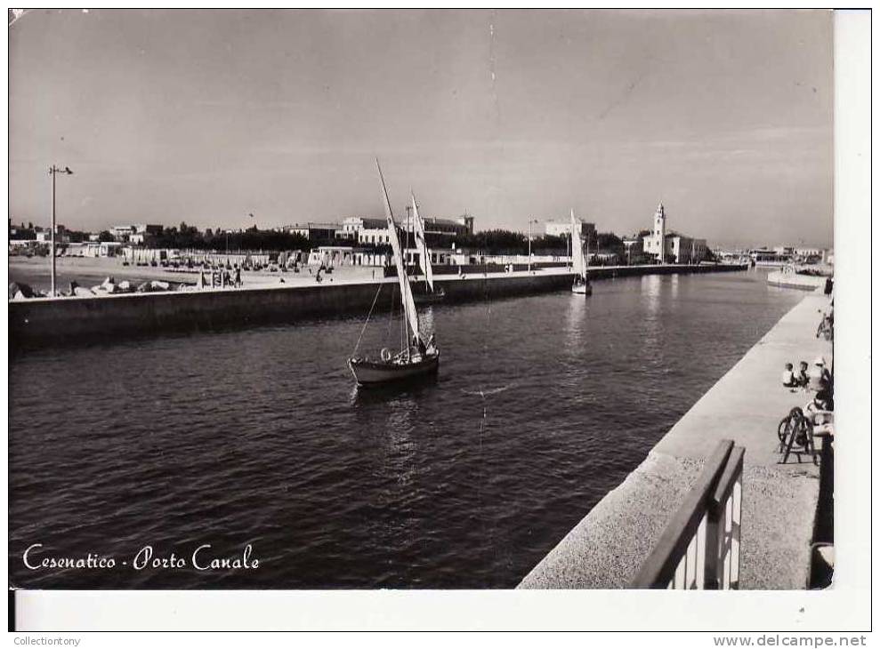 Cesenatico - Porto Canale - Formato Grande - Viaggiata 1961 - Cesena