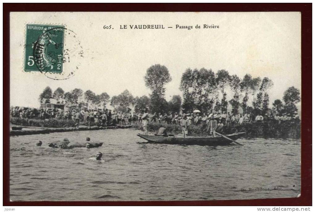 Cpa Du 27 Le Vaudreuil  Passage De Rivière  LOR5 - Le Vaudreuil