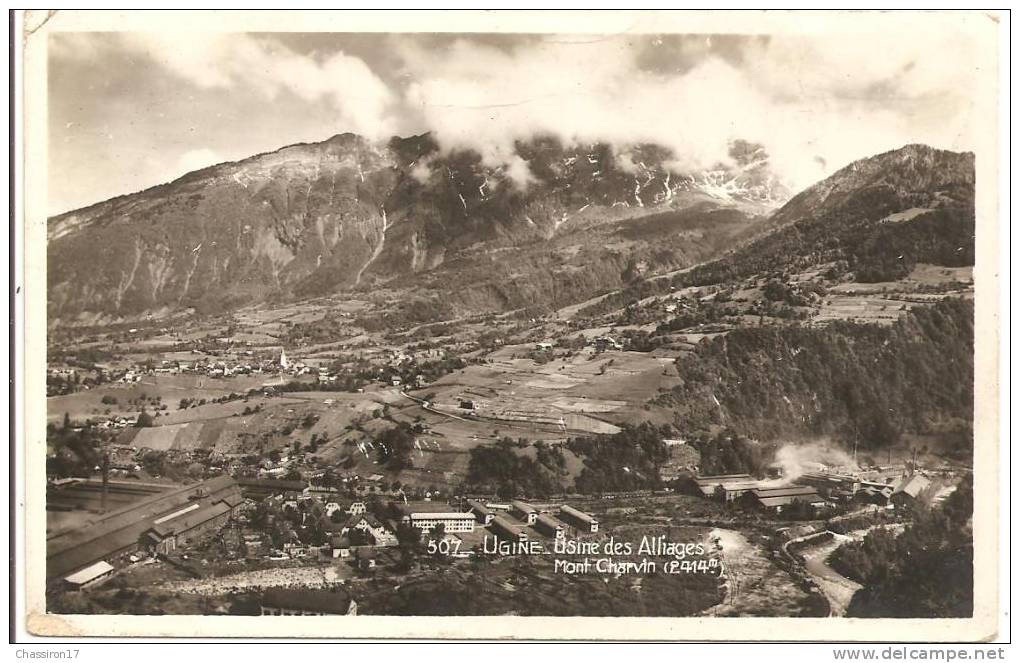 73 -  UGINE  -  Usine Des Alliages  -  Mont Charvin (2414 M.) - Ugine