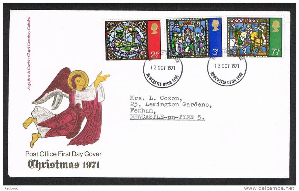 RB 737 - 1971 GB FDC First Day Cover - Xmas - 1971-1980 Decimal Issues