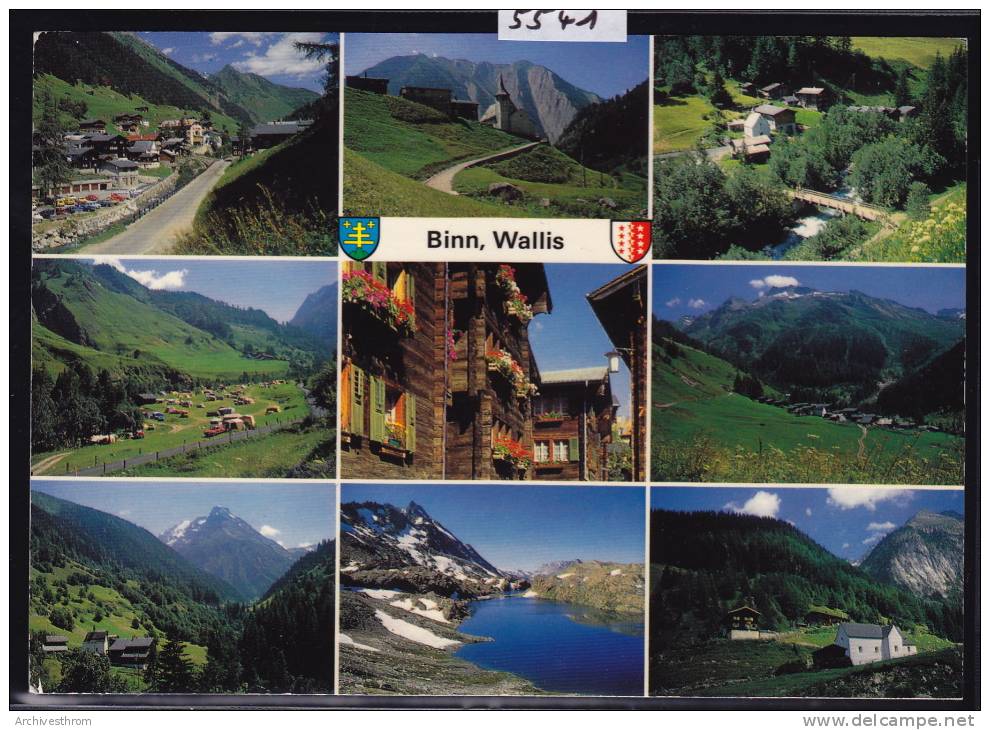 Binn - Willern - Giessen, Binnatal, Wallis ; Gr. Format (5541) - Binn