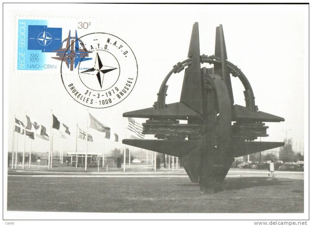 C.O.B. 1927: 30 Ans De L'OTAN. Monument à Evere - 1971-1980