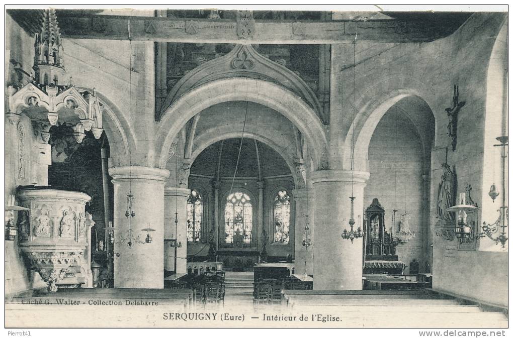SERQUIGNY - Intérieur De L'Église - Serquigny