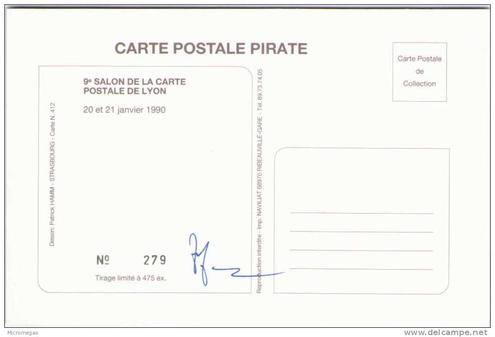 Patrick HAMM - 9e Salon De La Carte Postale - Lyon 1990 - Hamm