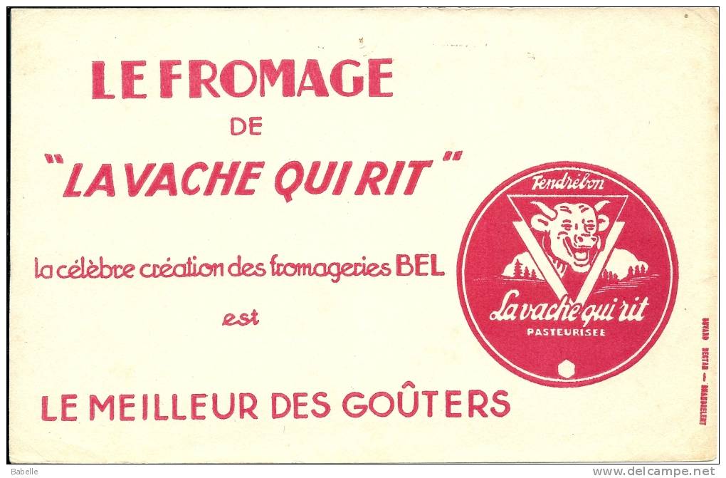 BUVARD - LA VACHE Qui Rit - Le Meilleur Des Goûters - Alimentare