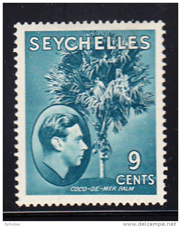 Seychelles MH Scott #131/SG #138a 9c Coco-de-mer Palm - George VI - Seychelles (...-1976)