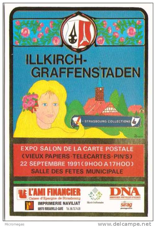 Patrick HAMM - Salon De La Carte Postale - Illkirch-Graffenstaden - 22 Septembre 1991 - Hamm