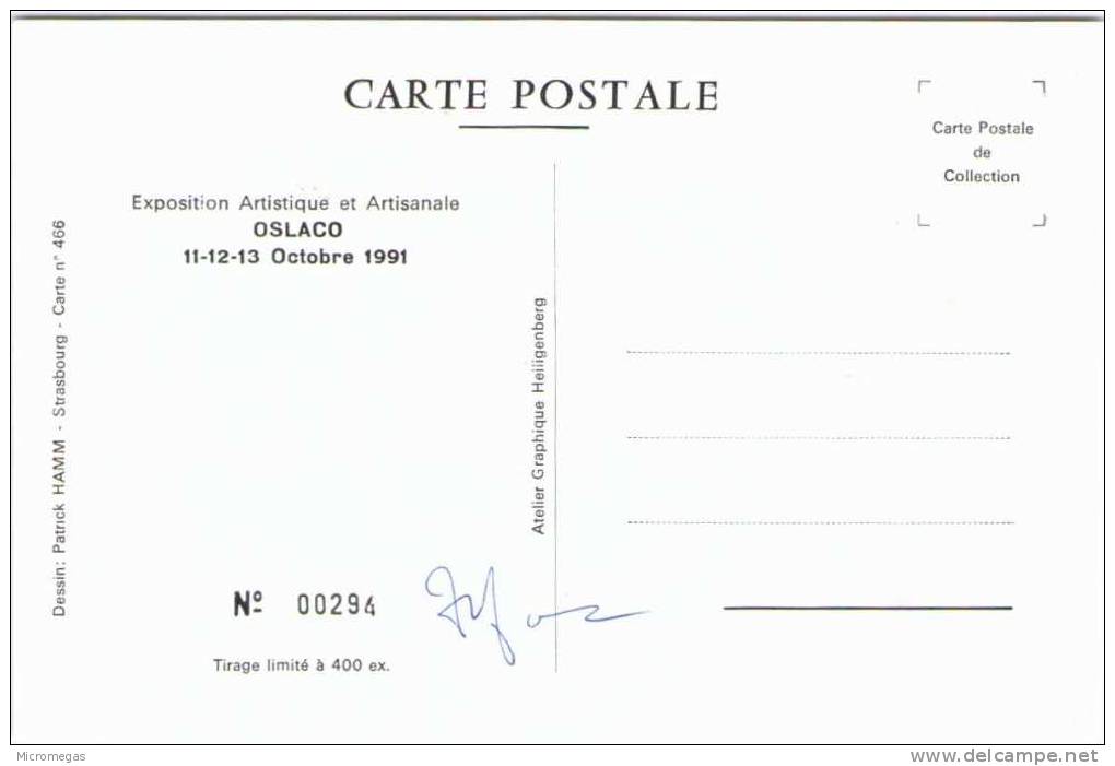 Patrick HAMM - Exposition Artistique OSLACO - Ostwald - Centre Culturel De L'Ill 1991 - Hamm