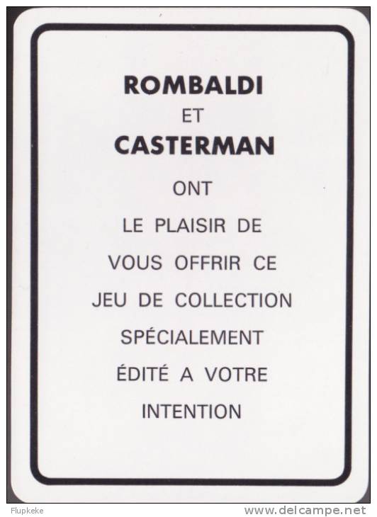 Jeu de 54 Cartes Tintin ( rouge ) Rombaldi Casterman