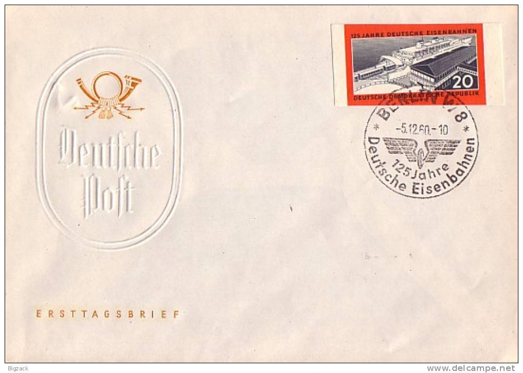 DDR Brief EF Minr.805B SST Berlin 5.12.60 FDC - Sonstige & Ohne Zuordnung