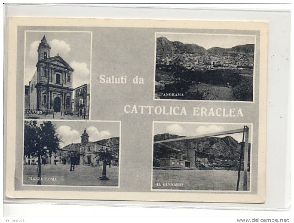 Sicilia Agrigento 31 (MB) CATTOLICA ERACLEA Viaggiata 1966 - Agrigento