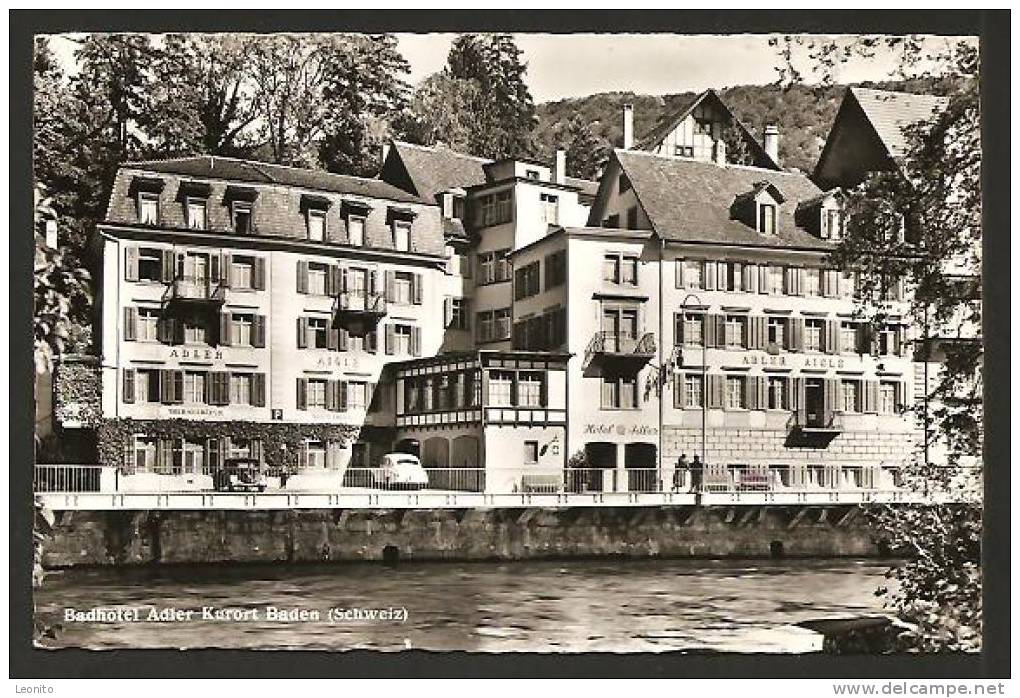 Badhotel Adler Kurort Baden Ennetbaden 1964 - Baden