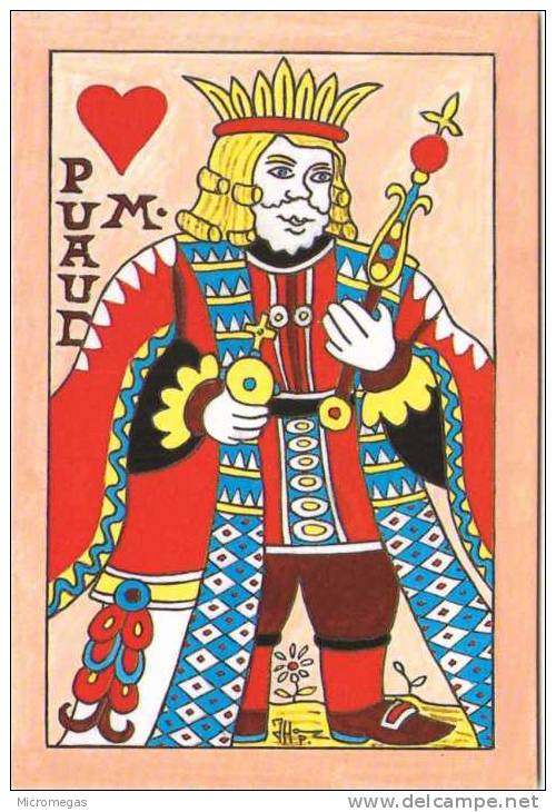 Patrick HAMM - Carte Personnelle De Michel Puaud, Collectionneur De Jeux De Cartes - Hamm