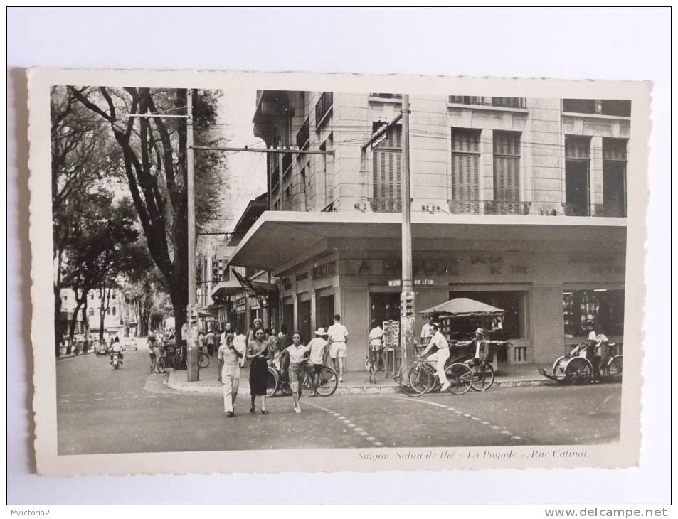 SAIGON - Salon De Thé , " LA PAGODE", Rue Catinat - Vietnam