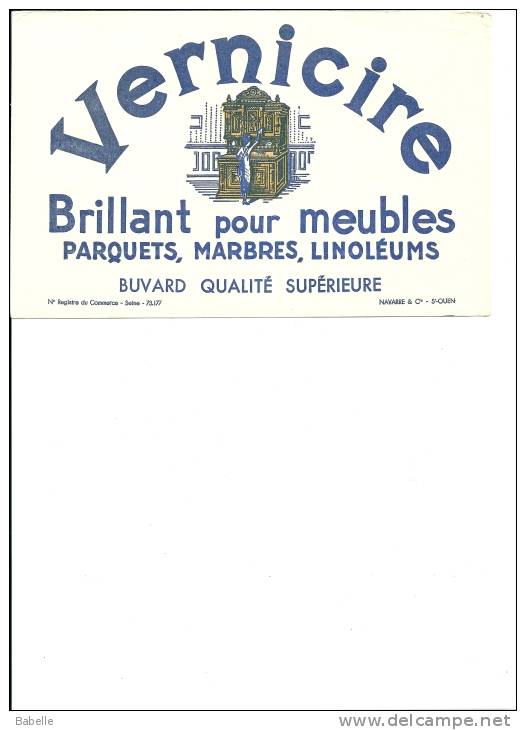 Buvard - VERNICIRE - Brillant Pour Meubles ..... - Produits Ménagers