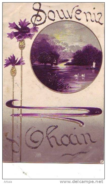 OHAIN = Souvenir D'O.... - Carte Couleur  (190?) - Lasne