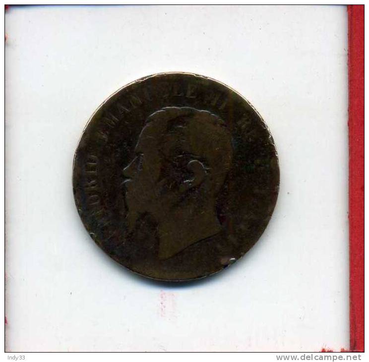 - ITALIE . 10C. 1867 - 1861-1878 : Vittoro Emanuele II