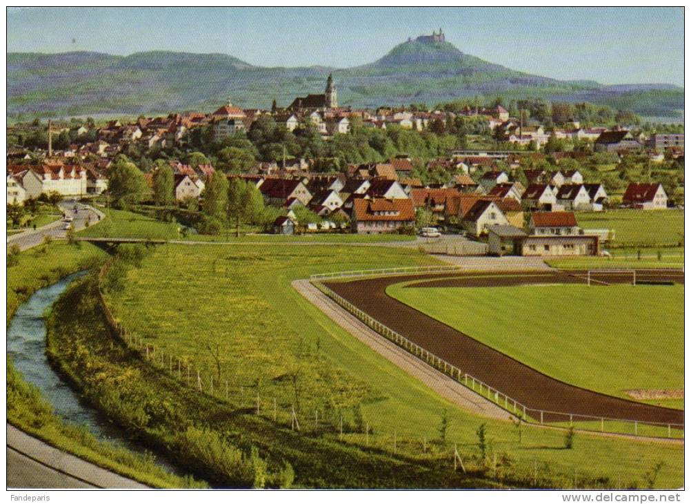 BADE-WURTEMBERG  // HECHINGEN  // MIT BURG HOHENZOLLERN  // STADE DE FOOTBALL - Hechingen