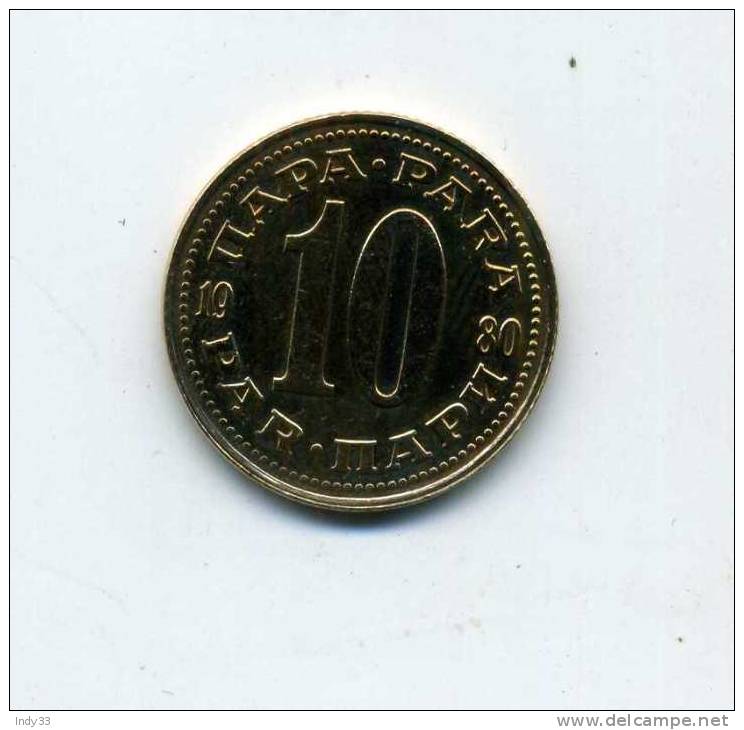 - YOUGOSLAVIE . 10P. 1980 - Yugoslavia