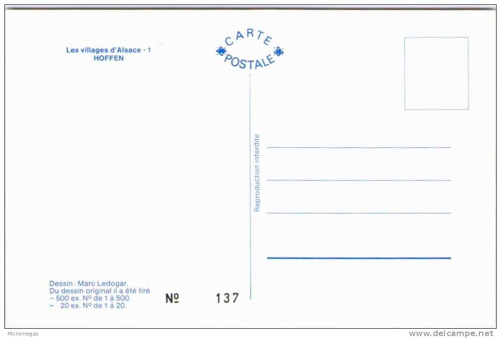 Marc LEDOGAR - Les Villages D´Alsace 1 - Höffen - Ledogar