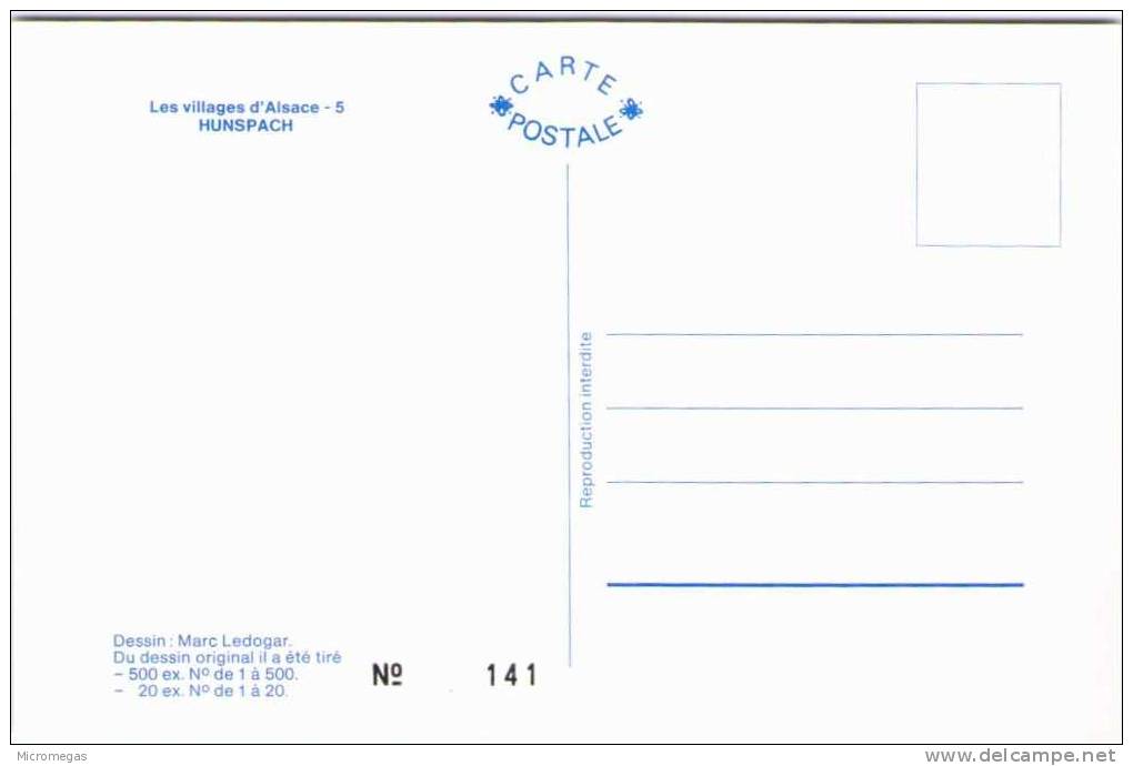 Marc LEDOGAR - Les Villages D´Alsace 5 - Hunspach - Ledogar