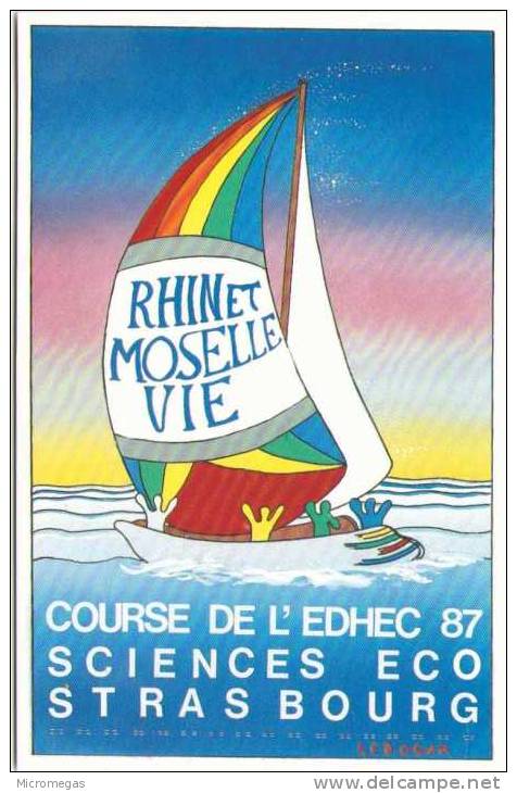 Marc LEDOGAR - Rhin Et Moselle Vie Parraine Le Bateau Sciences Eco Strasbourg, EDHEC 1987 - Ledogar