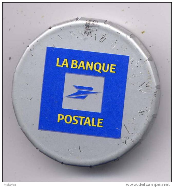 Pub--Boite  Clic-clac  Vide  -La Poste--LA  BANQUE POSTALE----années 2007-08-- - Boîtes