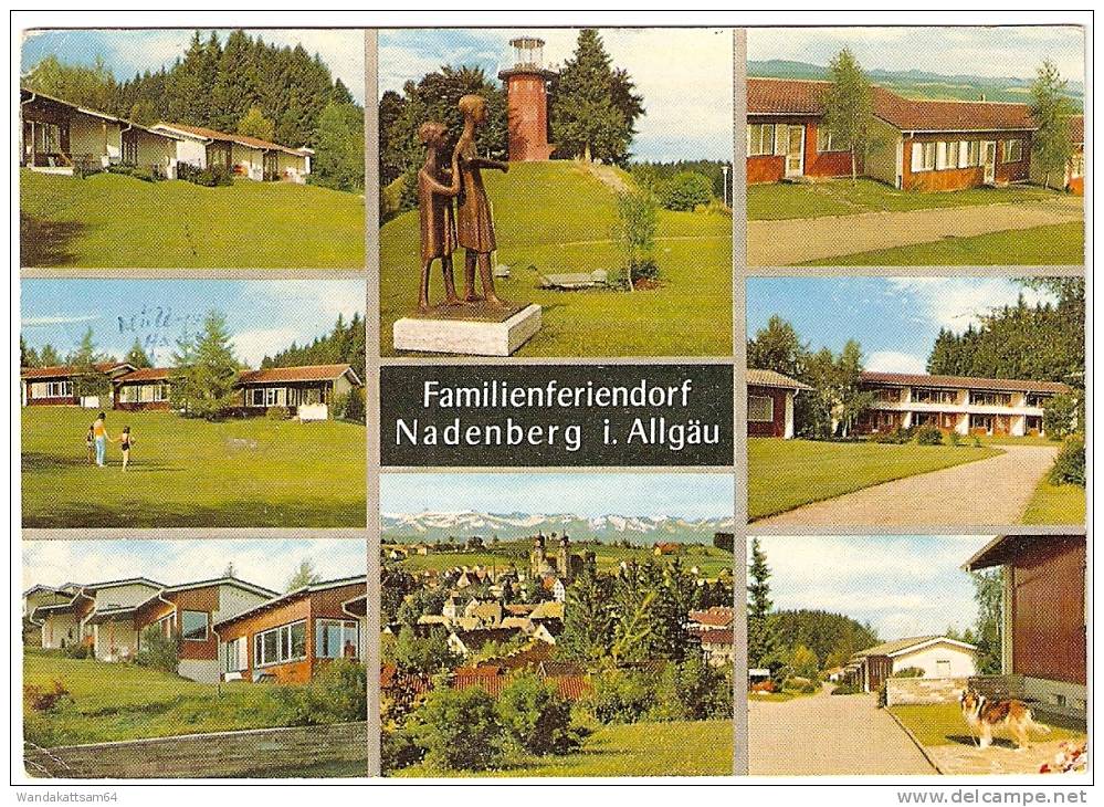 AK 43223 Familienferiendorf Nadenberg I. Allgäu 832 M ü. M. 8998 LINDENBERG Im Allgäu 14.-8.68-17 8998 LINDENBERG ALLGÄU - Lindenberg I. Allg.