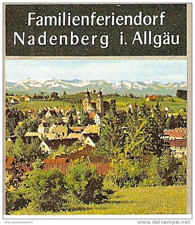 AK 43223 Familienferiendorf Nadenberg i. Allgäu 832 m ü. M. 8998 LINDENBERG im Allgäu 14.-8.68-17 8998 LINDENBERG ALLGÄU