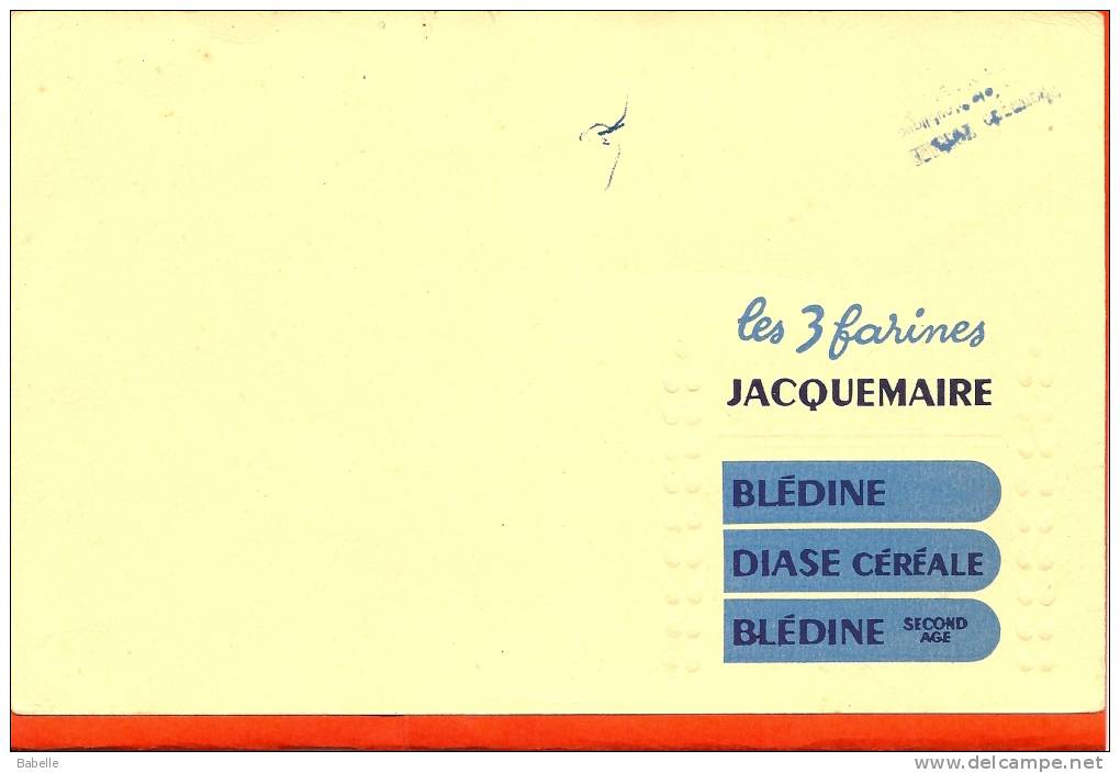 Buvard "JACQUEMAIRE" Les 3 Farines - Enfants