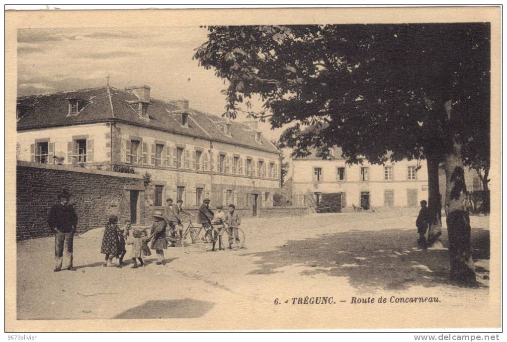 Tregunc Route De Concarneau Trés Rare - Trégunc