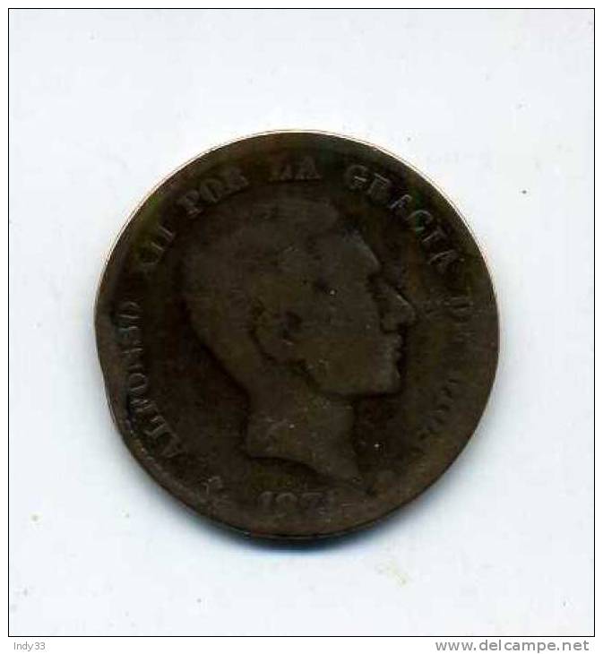 - ESPAGNE  10C. 1878 - First Minting