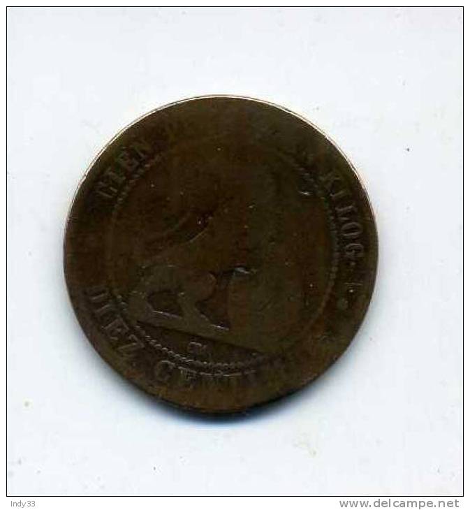 - ESPAGNE  10C. 1870 - First Minting