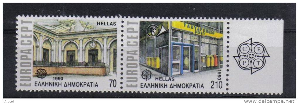 GRECIA EUROPA CEPT 1990 OFICINAS CORREOS - 1990