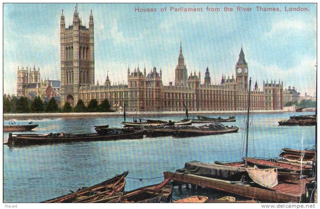 16963    Regno  Unito,   London,  Houses  Of  Parliament From The  River  Thames,  NV - River Thames