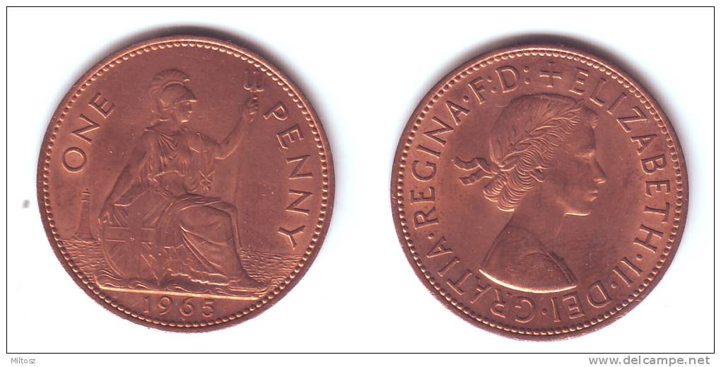 Great Britain 1 Penny 1965 - D. 1 Penny