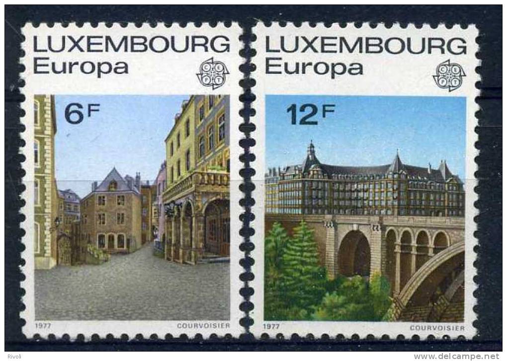 Luxembourg Europa 1977 Luxe  Yvert N° 895 / 896  MNH - 1977