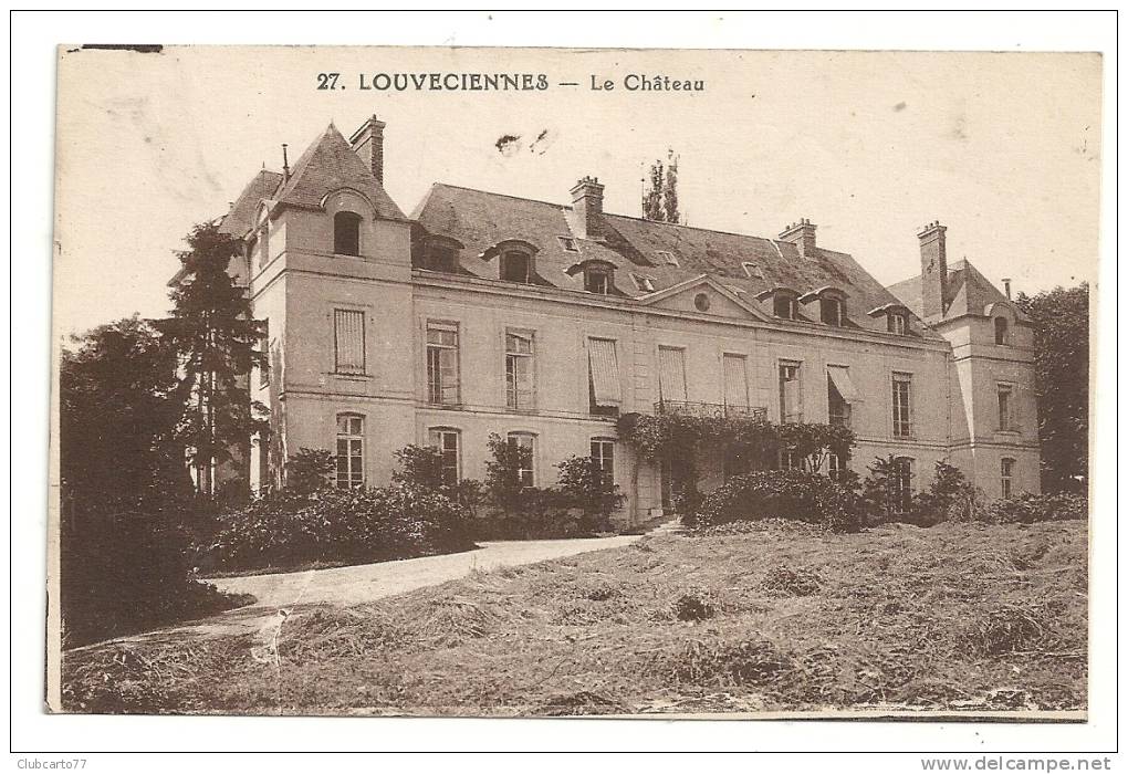 Louveciennes (78) : Lechâteau En 1928. - Louveciennes