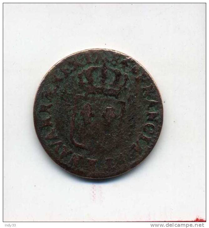 - FRANCE LOUIS XVI . 1 SOL 1784 - 1774-1791 Luis XVI