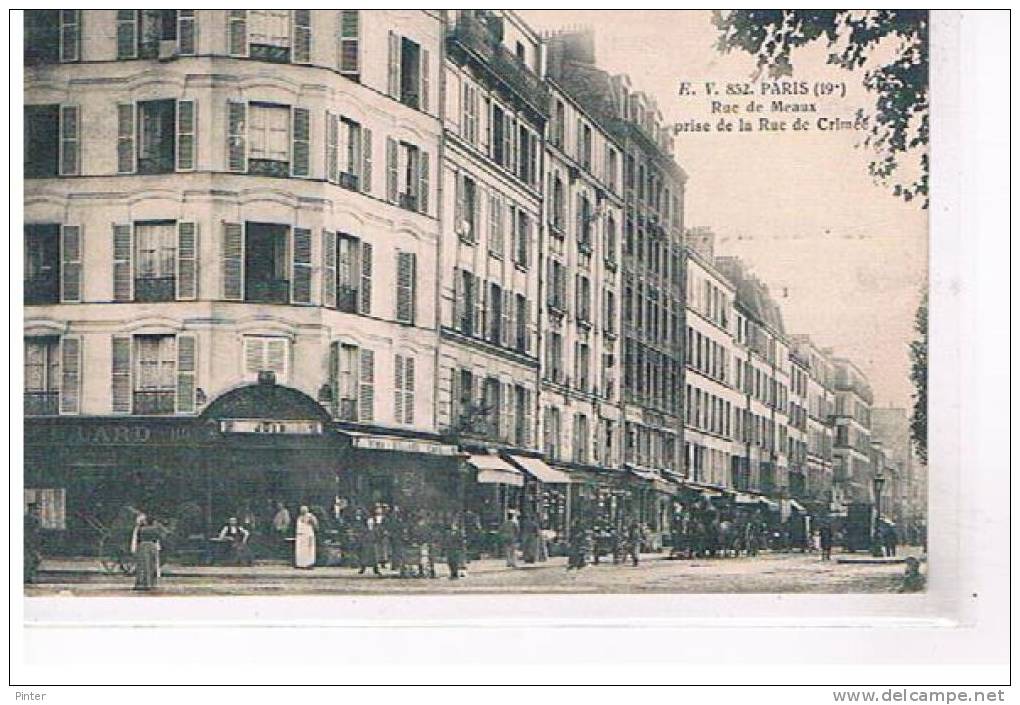 PARIS XIXe - Rue De Meaux Prise De La Rue De Crimée - Arrondissement: 19