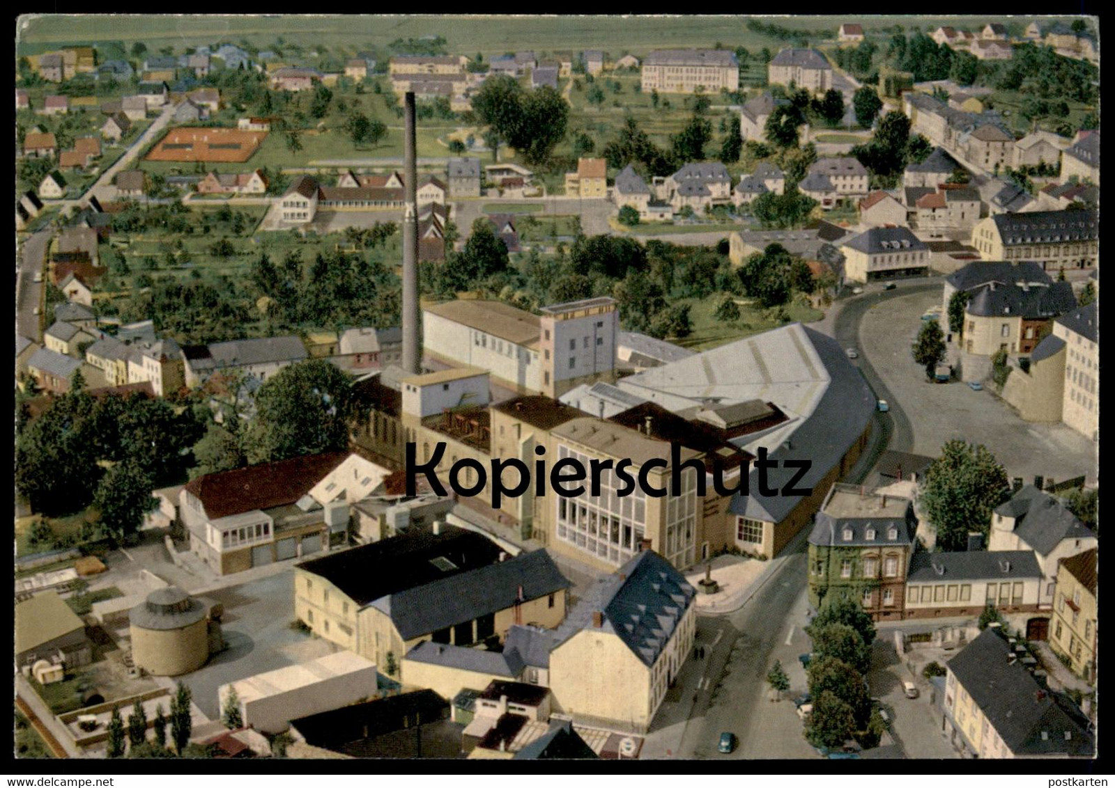 ÄLTERE POSTKARTE BITBURG LUFTBILD BITBURGER BRAUEREI TH. SIMON FLIEGERAUFNAHME Brewery Brasserie Ansichtskarte Postcard - Bitburg